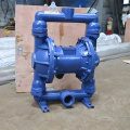 Pneumatic diaphragm pump in filter press