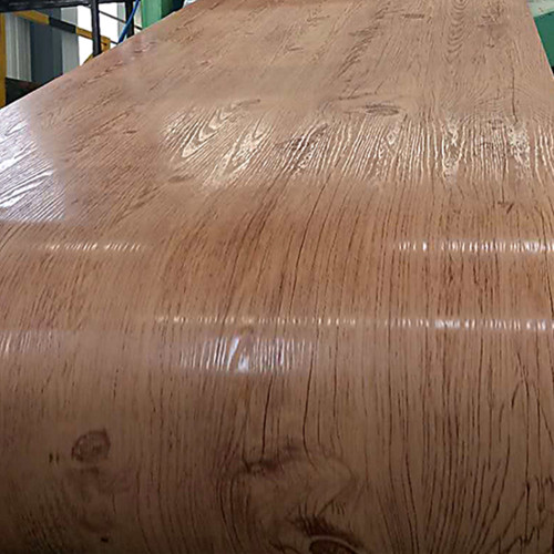 Métal à grain de bois 3D mat prépeint