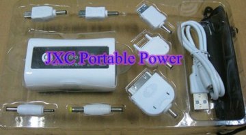 Universal external battery /mobile phone charger 2400 mAh portable power bank