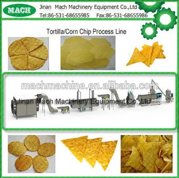 full automatic corn Chips manufacturing equipment