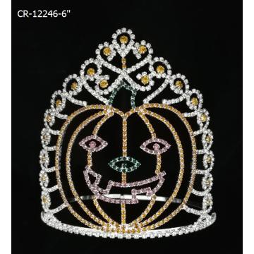 كبير عطلة عيد الهالوين مسابقة ملكة جمال التيجان اليقطين Tiaras