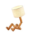 LEDER Bedroom Wooden Table Lights