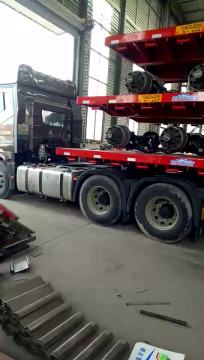 lime powder and coal ash transport tank trailer