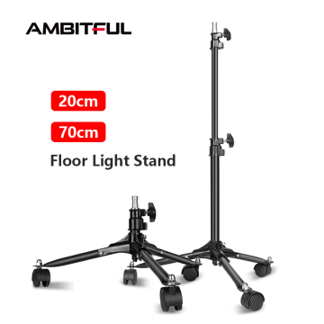 Duurzaam vouwen Dolly met 20 cm statief voor studioslag en lage-achtergrondverlichting