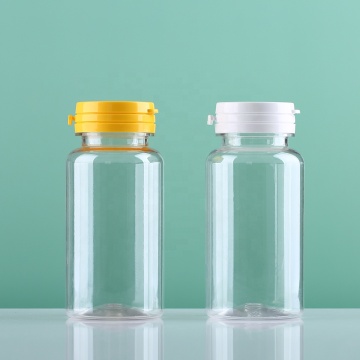 BPA-Free PET Plastic Medicine Bottles with Easy Tearing Lid - 150cc, 200cc, 300cc