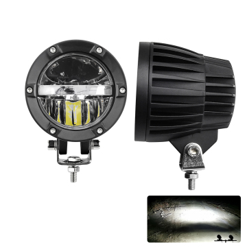 Super Bright 50W 24V LED Work Lamp - High Low Beam Round LED Light for Trucks