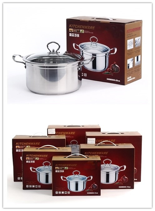 Stainless Steel European Style Soup Pot