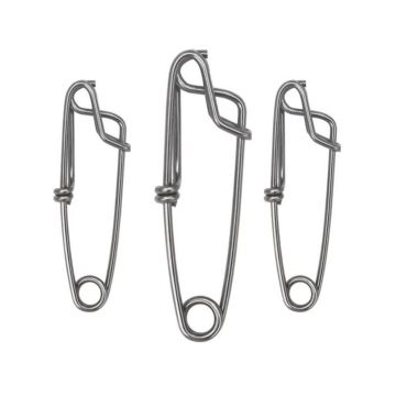 Heavy Duty Stainless Steel Open Eye Fishing Snap for Saltwater Deep Sea Fishing Connector Swivel