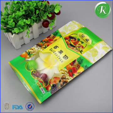 seafood bag frozen food bags with window heat seal sides
