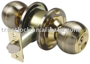 ANSI Grade 3 High Quality Cylindrical Door Knob Lock
