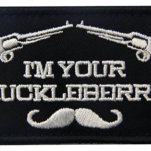 Huckleberry Embroidered Military Patches Tactical Army