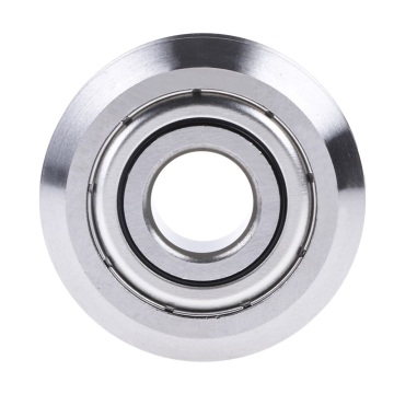 W3x Dual V Duity Wheel ، Size 3 ، AISI 52100 Steel ، محمية/محمية ، BEM034-132 الشحوم - التسليم السريع