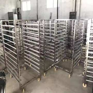 Stainless Steel Baking Rotary Cart for Dried Fruits and Brewing Plants
