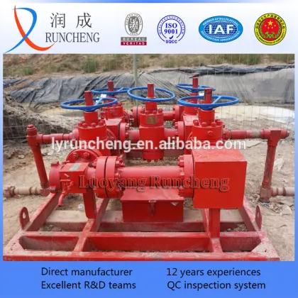 high Pressure well test drilling manifold