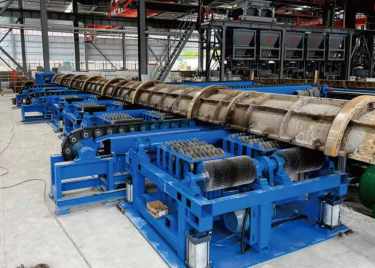 Automatic mold cleaningmachine forcover molds