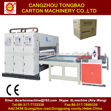 best price 2 color printing slotting carton box making machine