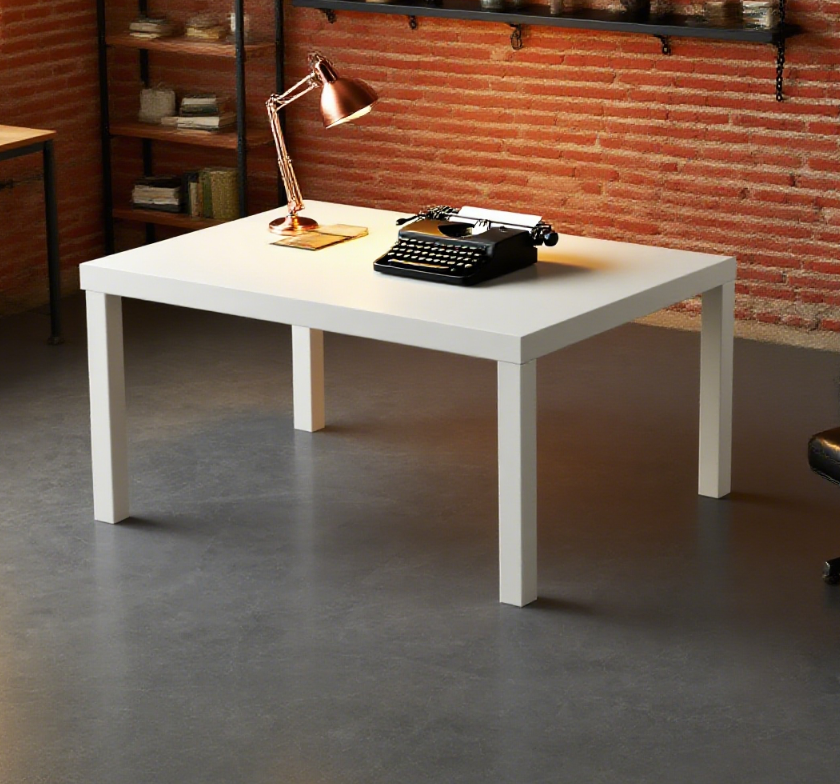 Aluminum extendable dining table