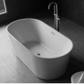 Vasche da bagno freestanding in acrilico bianco dal design moderno