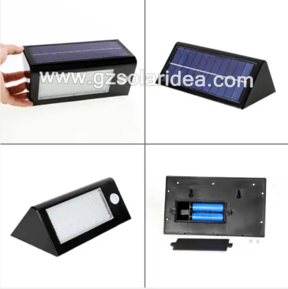 Integrated Solar Wall Light 3.5W With Motion Sensor