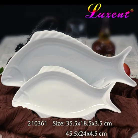 wholesale eco friends customer designed sizes of china ware porcelain plate