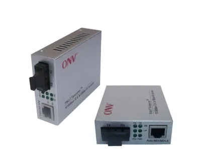 Optical Fiber Poe Media Converter , 10m / 100m / 1000m Webmaster Media Converter