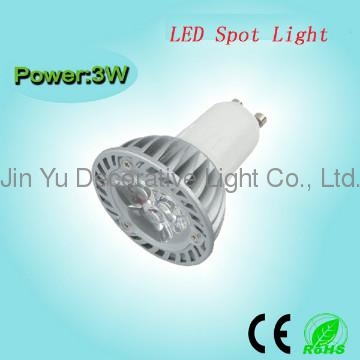 High Power 3*1w GU10 LED Spot Light 3w/5w/7w/9w from China Manufacture