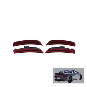 Wholesale Red LED Auto Lamps for Dodge Charger 2015+ Front & Rear Side Markers