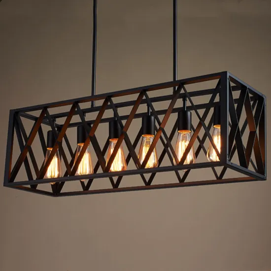 Industrial Wind Chandelier for Beauty Salon and Home Decoration