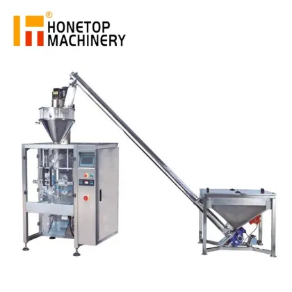 Honetop and OMO Detergent Packing Machine for 1kg Stand Up Zipper Snacks Doypack Packaging
