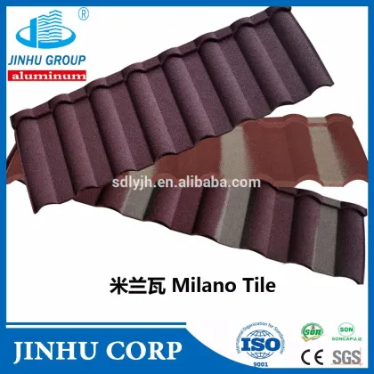 milano cheap Stone Coated Metal Roof tile-Tile products