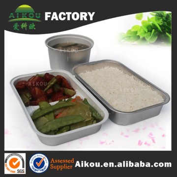 China wholesale smooth wall microwave safe FDA disposable airline food container