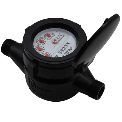 International Market Price ABS Plastic Water Meter with Multi-Flow Rotor and ABS Plastic Case