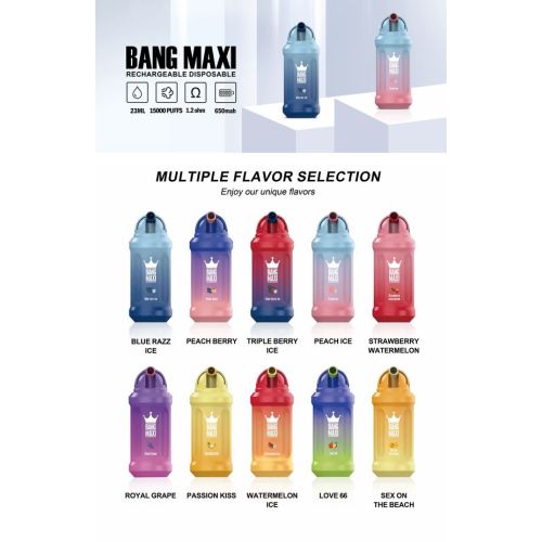 All Flavors BANGMAXI 15000 puffs Wholesale