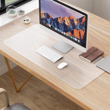 PVC Translucent Waterproof Non-Slip Desk Protector Mat