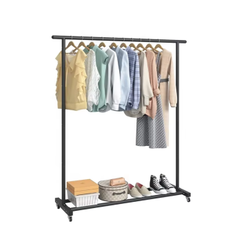 2024 Hot Selling Black Heavy-duty Free-standing Coat Rack