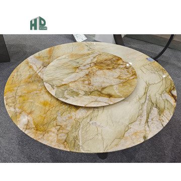 Customized Natural Stone Luxury Marble Dining Table