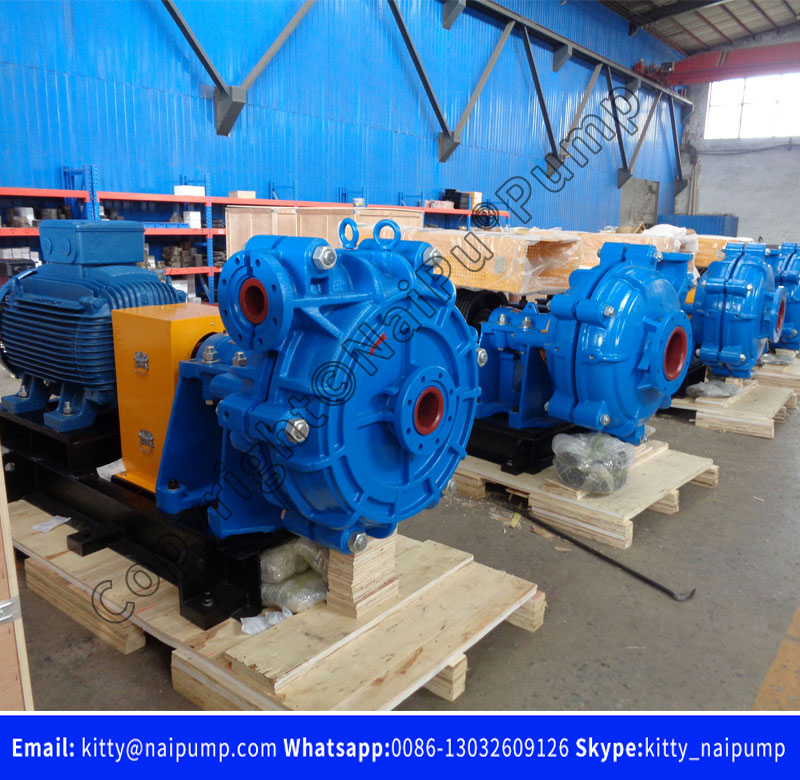 High Pressure Head Mining 4/3EHH Slurry Pumps for Mill Feed