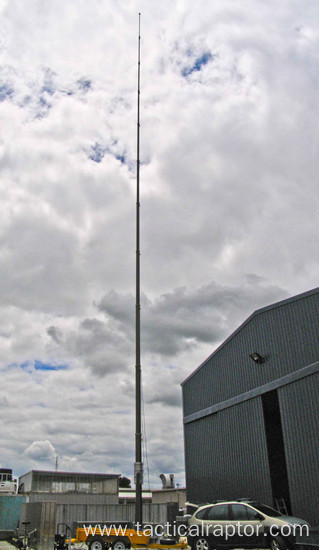 Non-locking Mast Aerial Telescoping Pole