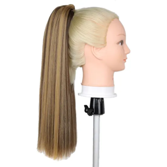 Wholesale Black Brown Color Synthetic Claw Ponytail In Various Colours High Heat Extensions Synthetic Hair Ponytails