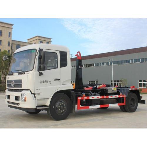 Dongfeng Tianjin 4x2 Crochet à ordures Camion à ordures