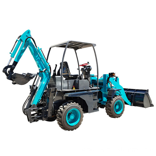 China HUAYA Multi-functional Automatic Mini Backhoe Loader Excavator with EPA/Euro5