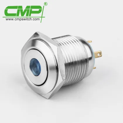 CMP 4pins push button switch,16mm push button light switch