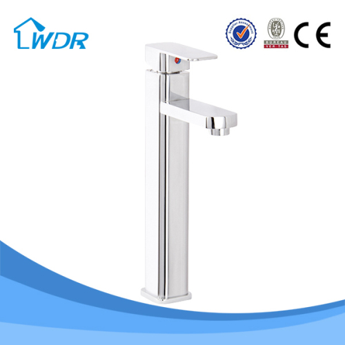 Metal chromeplate bathroom long washing faucet