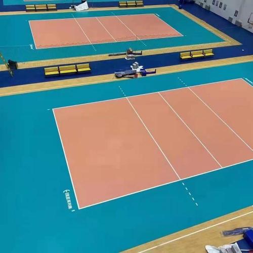 Pvc Sports Flooring Mat 8.0mm 6.0mm thickness vinyl flooring