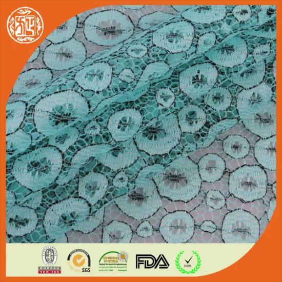 New arrival blue french lace fabric