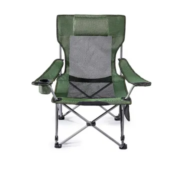 Folding Camping Chair with Footrest for Relaxation