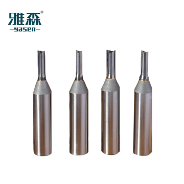CNC Double Flute Woodworking Router Bit Set: 6mm Diameter, Carbide Blades