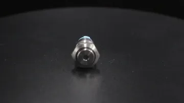 Raised Top 12mm Dot Light Maintained Push Button Switch