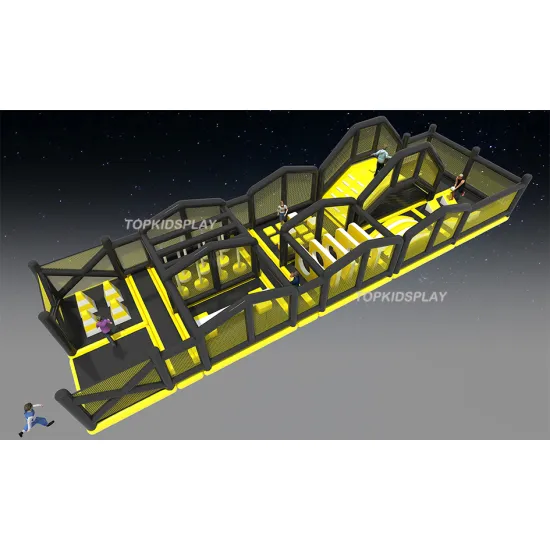 Ninja Inflatable Obstacle Course: Bouncing Castles and Trampolines for Kids