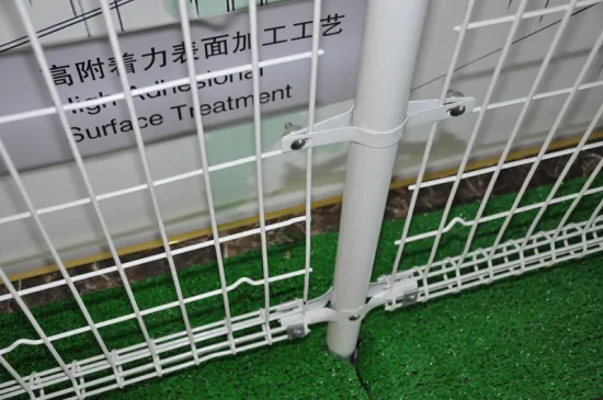 Powder Coated Garden BRC Round Top Mesh